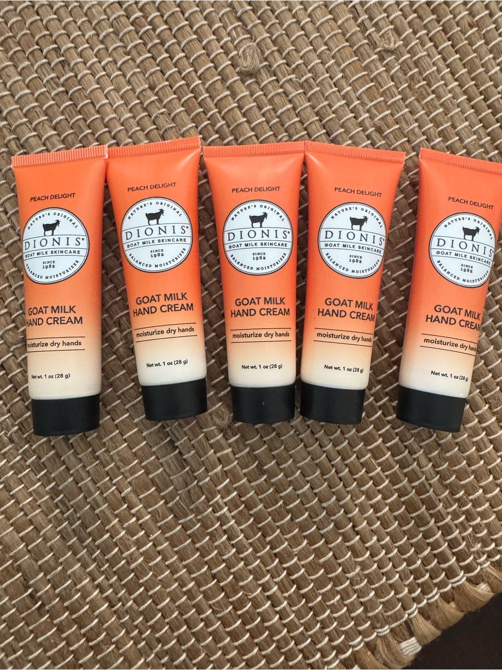 Dionis Peach Delight Goat Milk Hand Cream – Peach (1 oz)